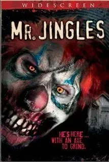 Mr. Jingles film poster featuring a sinister clown face